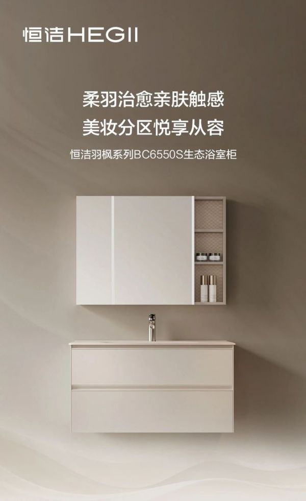 Hengjie Yufeng BC6550S Eco Bathroom Cabinet Design