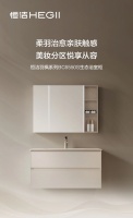 恒潔羽楓BC6550S浴室柜，美妝分區(qū)，生活更從容