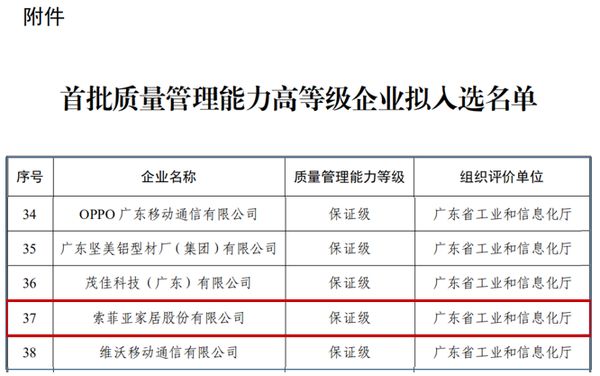 索菲亞質(zhì)量管理體系展示