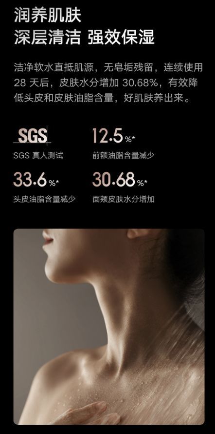 小米软水双核热水器Pro洗浴养肤效果
