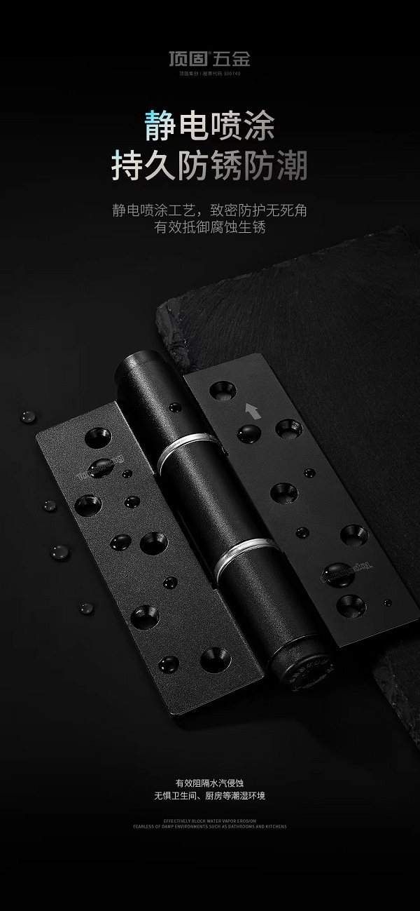 Top Solid Silent Hydraulic Hinges in Bathroom