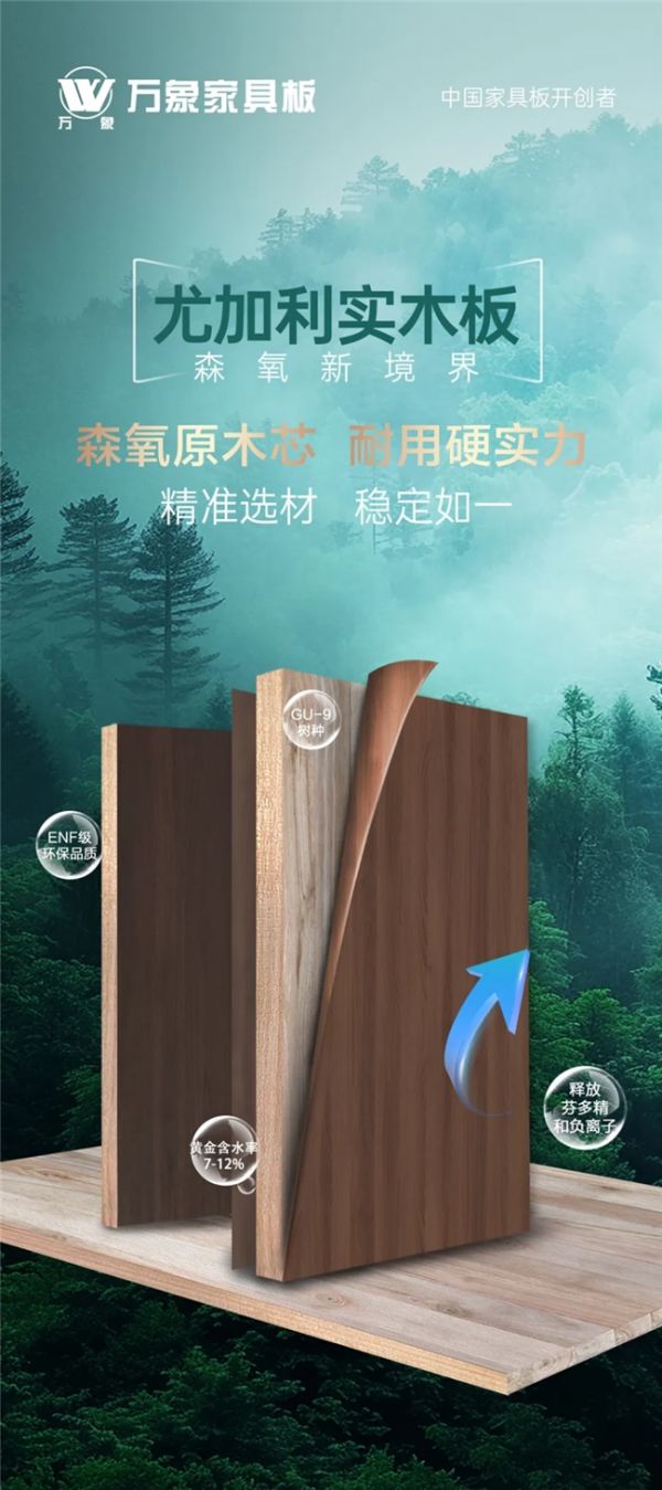 万象尤加利实木板工艺展示