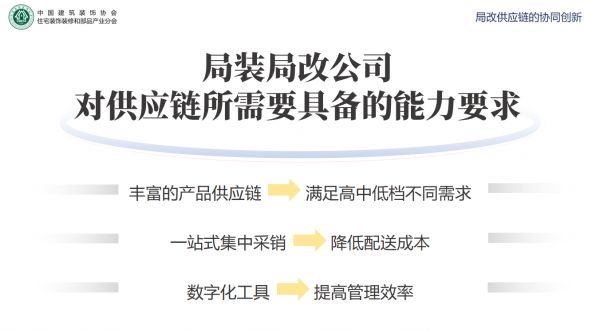贾锋提出局改供应链的协同创新策略