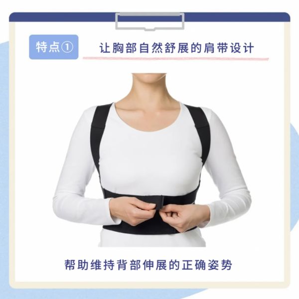 上班族使用矫姿带效果图