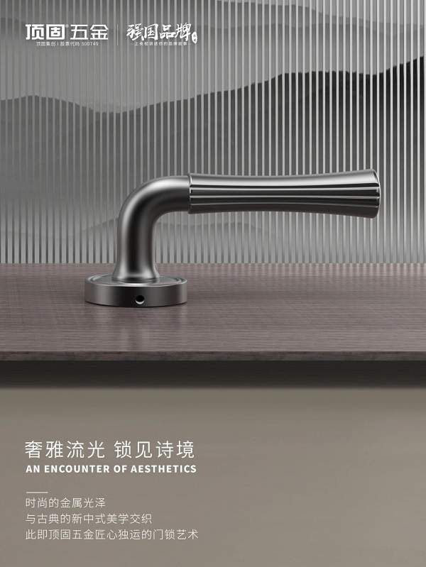 顶固竹韵系列门锁设计风格图片