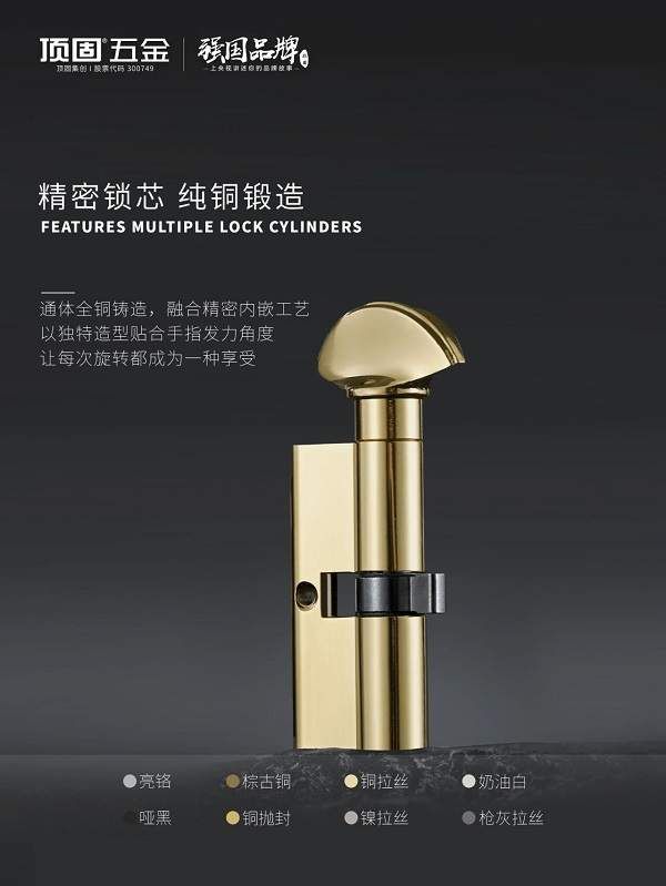 顶固竹韵系列门锁适配性图片