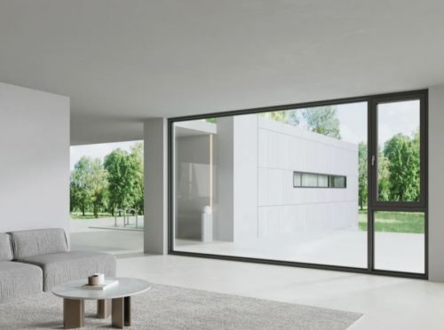 Large Glass Panoramic Curtain Wall Window