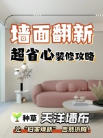天洋墙布，省心焕新“旧家焕新”体验！