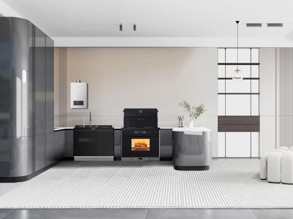 美大集成灶创新科技展示