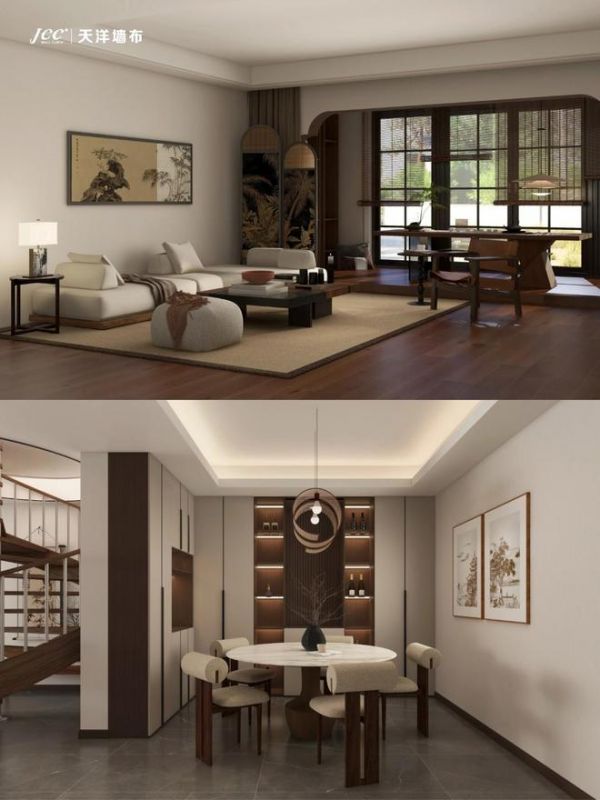 宋式美学墙布图片