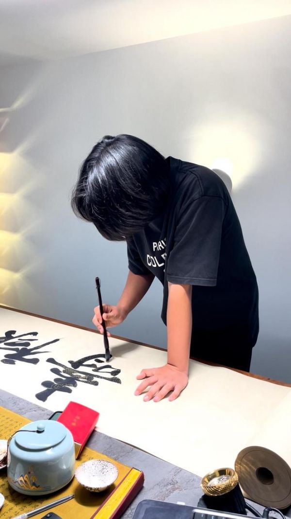 14岁的中国少年Gary宫浩展,于威尼斯比萨尼宫的个人独立艺术展厅成功举办