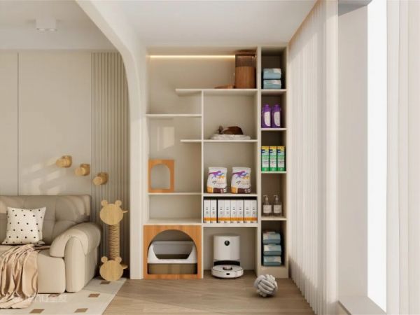 阳台柜改造宠物专属护理站设计