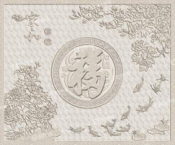 瓷雕壁画整体展示