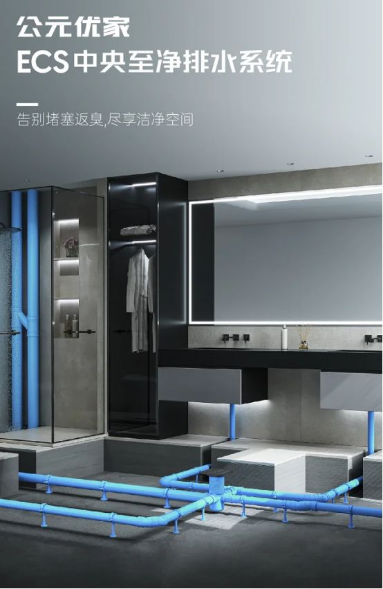 Drainage System with Adjustable Central Collector