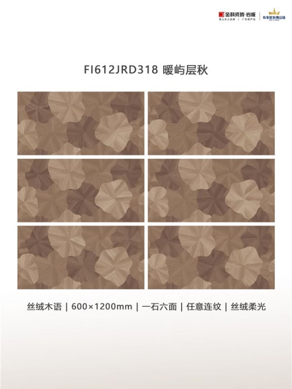 Warm Island Layered Autumn Wood Grain Tile Image 6