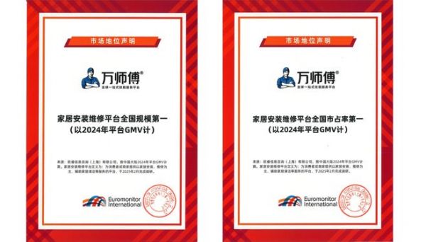 万师傅双第一认证图