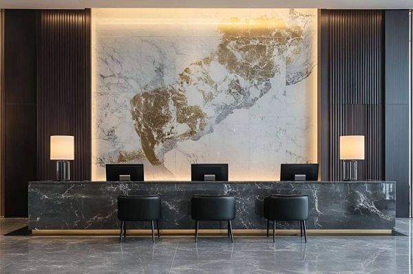 Large-Format Slab in High-End Space