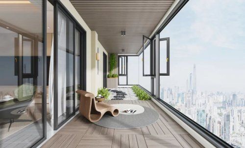 格蓝汉系列大玻璃全景幕墙窗