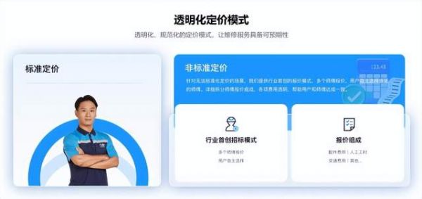 万师傅服务价格透明化图片