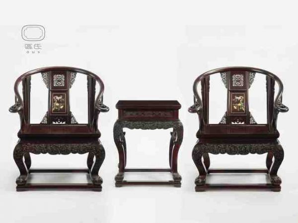 Small Leaf檀嵌百宝满工皇宫椅