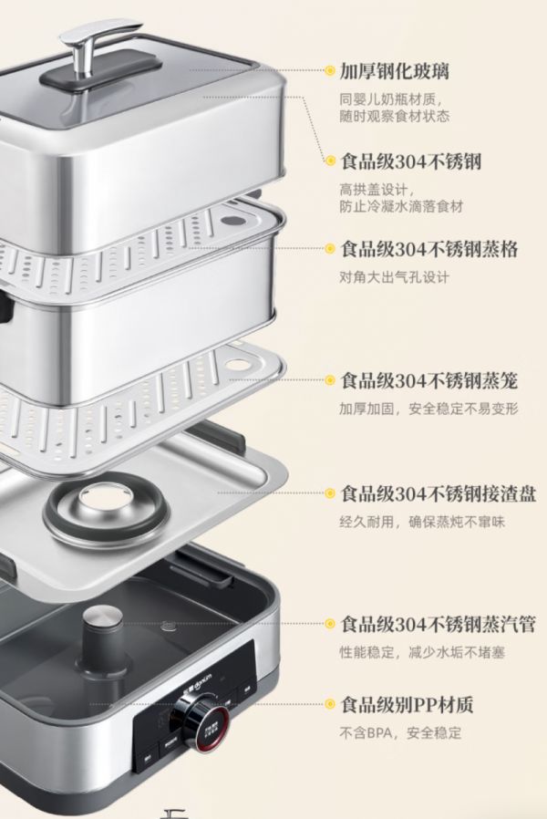 East菱电蒸锅DL-1005的安全材质