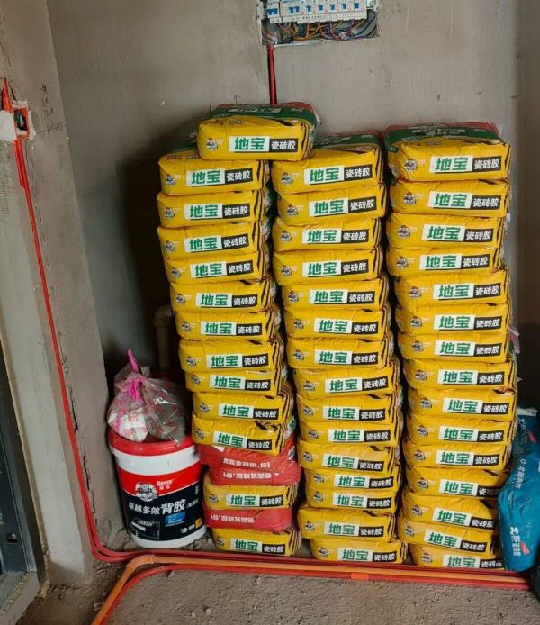 德高瓷砖胶施工过程