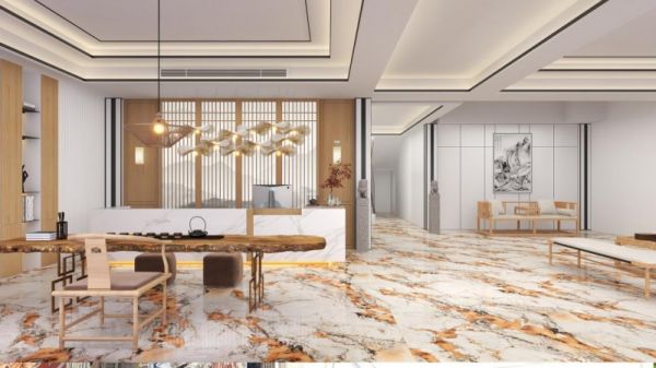 欧莱克瓷砖·岩板翡翠山河系列