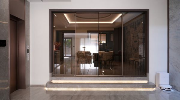 ZMKM四扇互推吊轨门