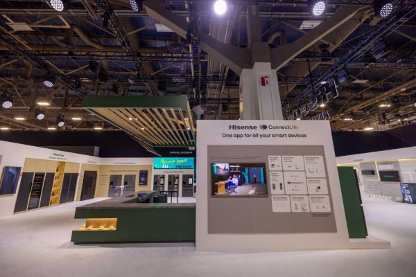 CES 2026 Hisense Refrigerator Display