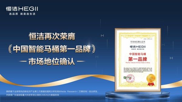 恒洁卫浴技术创新成果