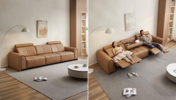 Leather Function Sofa