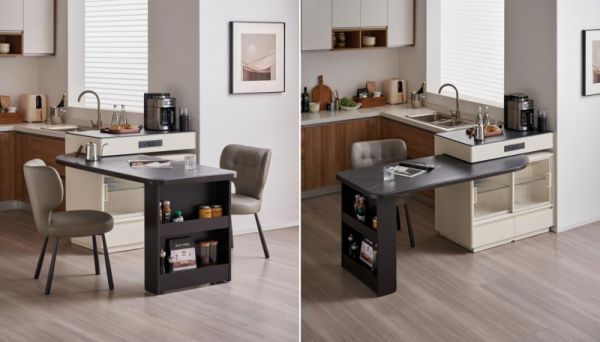 Rotating Island Table