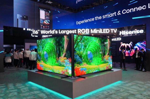 Hisense RGB-Mini LED TV at CES