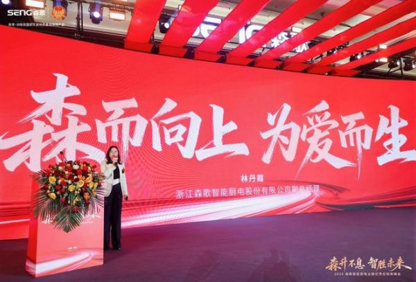 林丹霞副总经理发布品牌发展规划照片