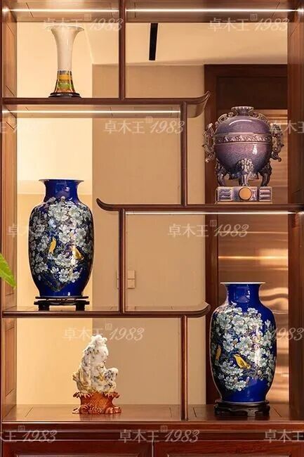 卓木王缅甸花梨整装客厅空间