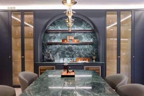 法迪奥不锈钢酒柜实拍