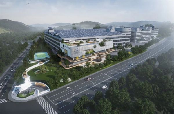 欧客智能大家居产业园封顶仪式现场