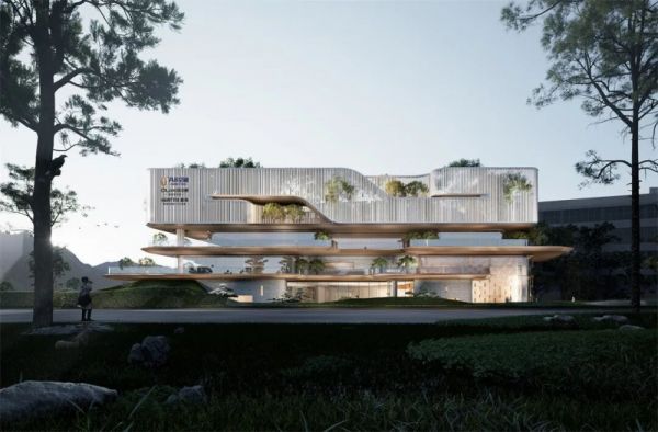 欧客智能大家居产业园封顶仪式现场