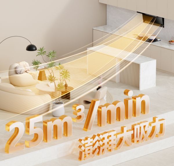 Sakura SCR-Q633 Range Hood Suction Power