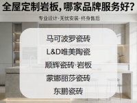 岩板品牌挑选攻略：全屋定制哪家服务优？