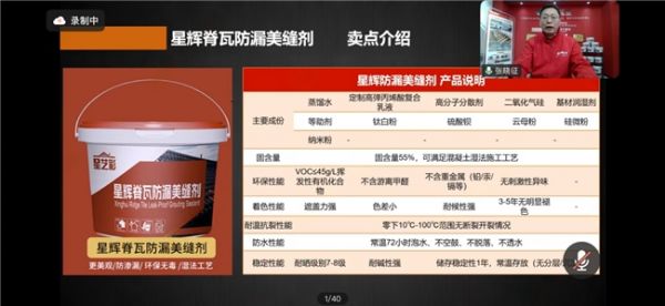 星辉脊瓦防漏美缝剂产品解析