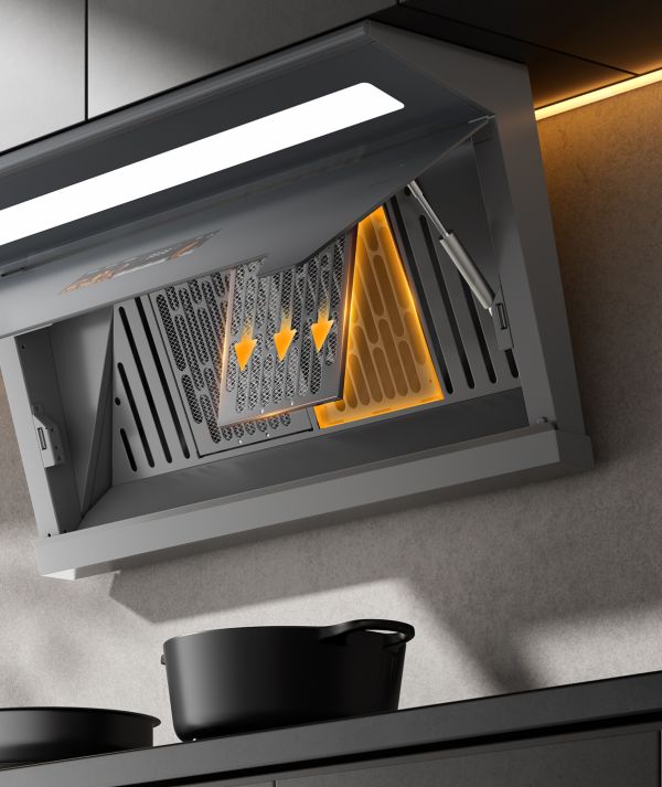 樱花吸油烟机Q801滤网智换