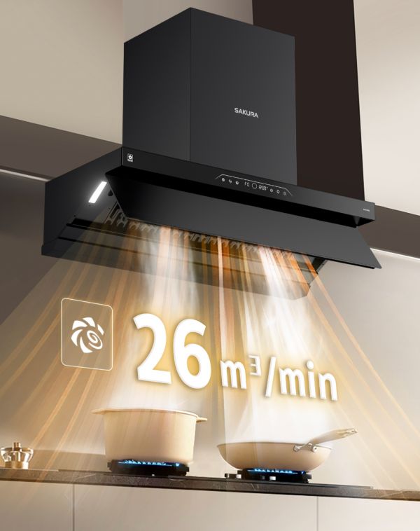樱花吸油烟机K602吸力展示