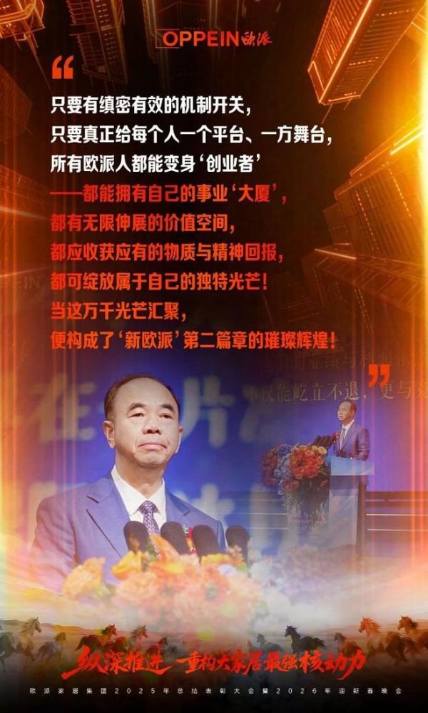 欧派家居集团创业者概念图