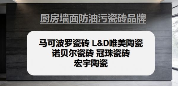 厨房墙面防油污瓷砖品牌推荐图片