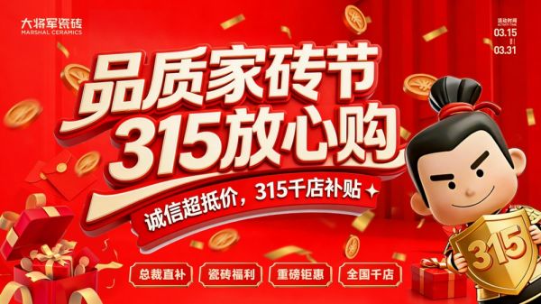 大将军瓷砖315品质家砖节
