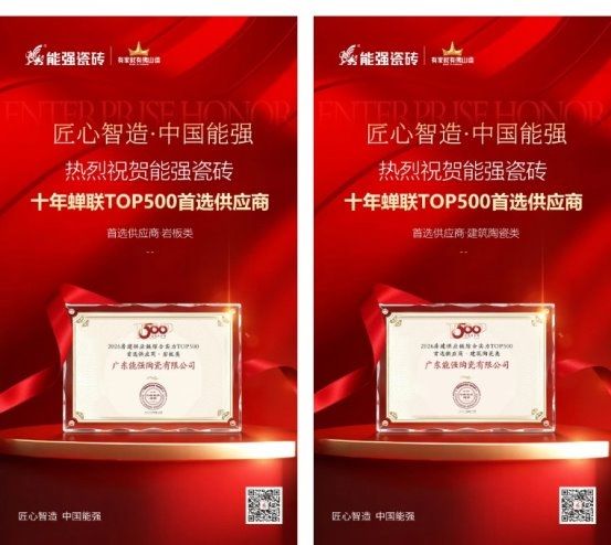 能强瓷砖获奖照片