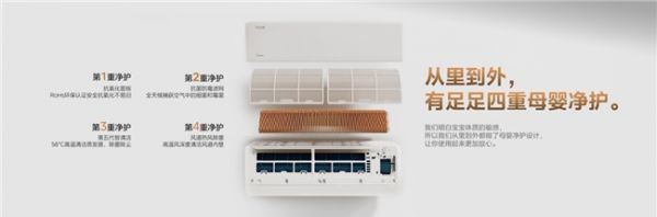 美的无风感空调云朵二代系列