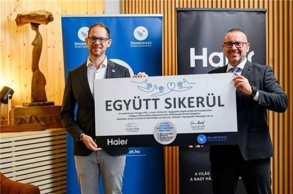 海尔冰箱在欧洲的公益活动