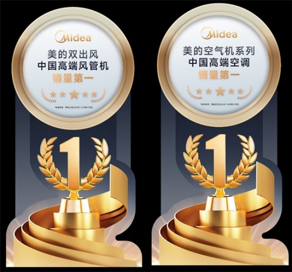 美的中央空调销量领先